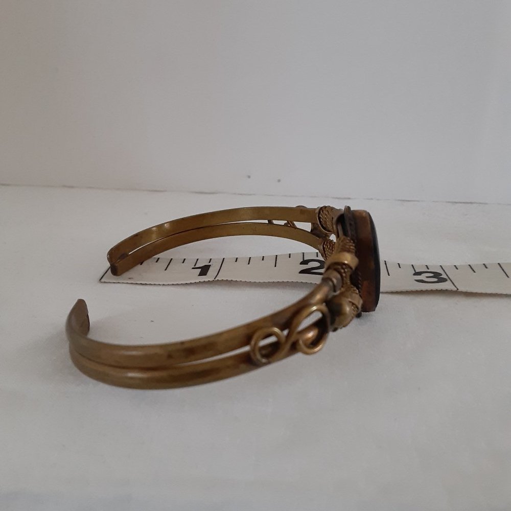 Boho gypsy cuff bracelet - Picture 2 of 5